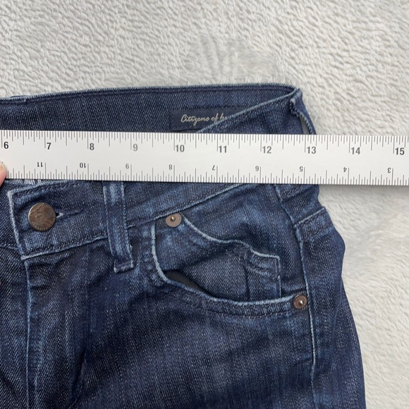 Citizens of Humanity High Rise Wide Leg Stretch Denim Jeans Hutton 251 Dark USA - Picture 5 of 14